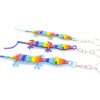 Beaded Gecko Keychain