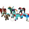 beaded horse keychain